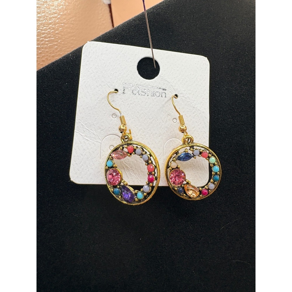 Fashion Jewelry Drop Round Boho Style Earrings